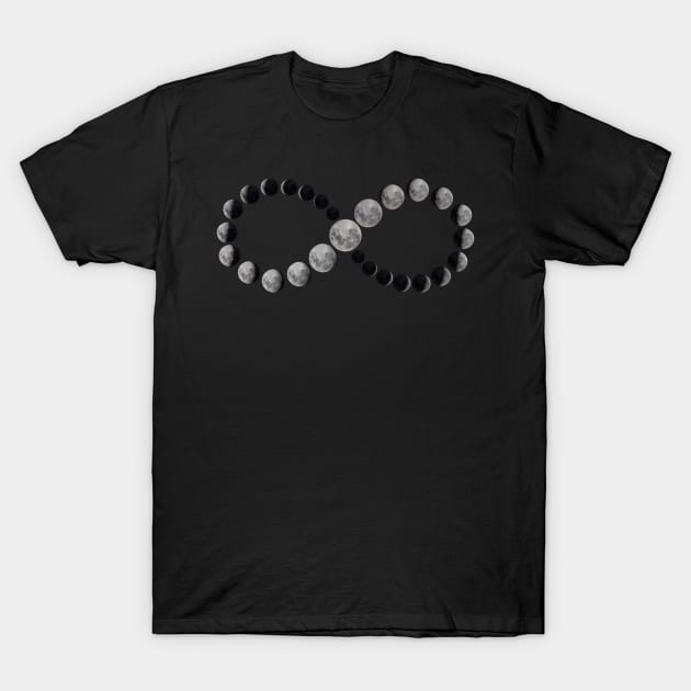 Infinite Moon Phases T-Shirt by Caregiverology